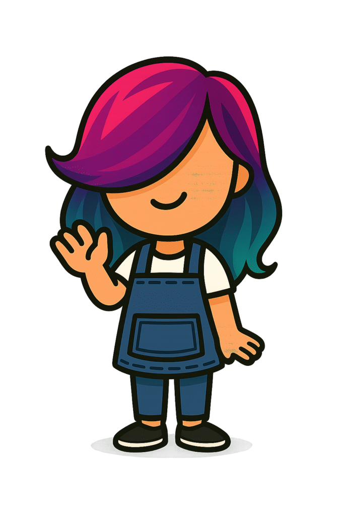 アシスタント美容師の愛され力|現場で関わりやすい人を表すキャラクターイラスト